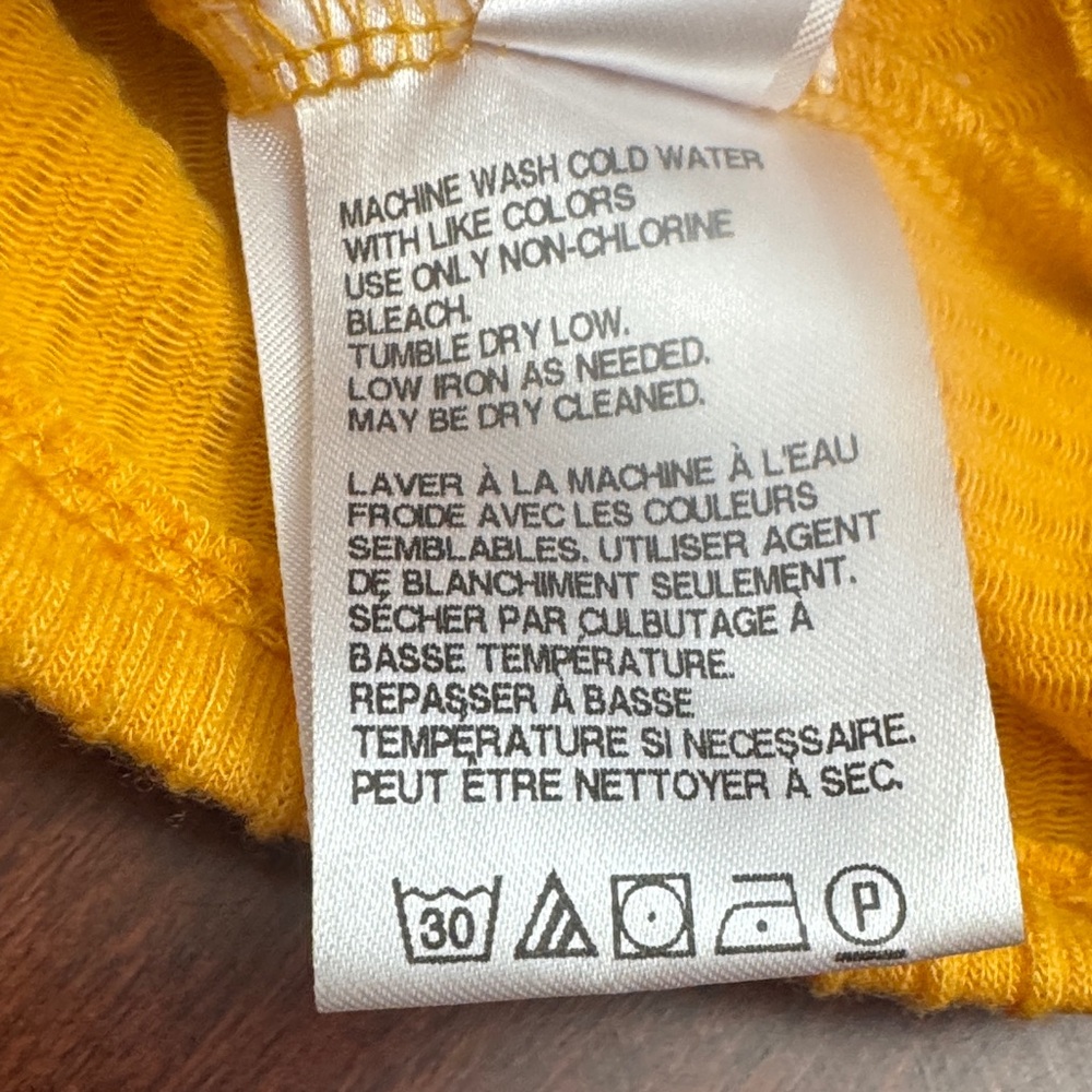 Yellow Ribbed Halter Top - Picture 7 of 7